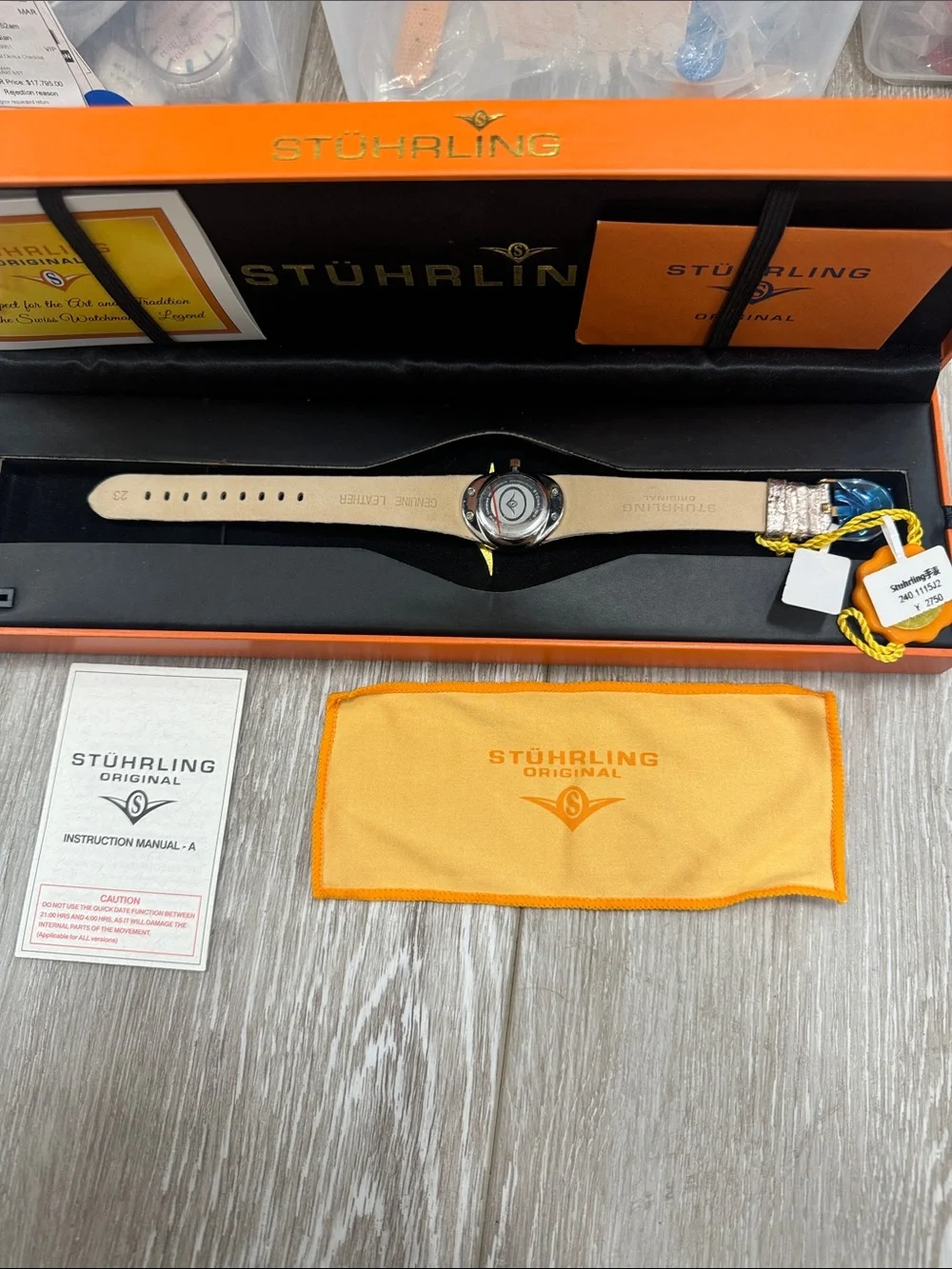 Stührling Original Rose Gold Lady Modiva 240 28mm Fashion